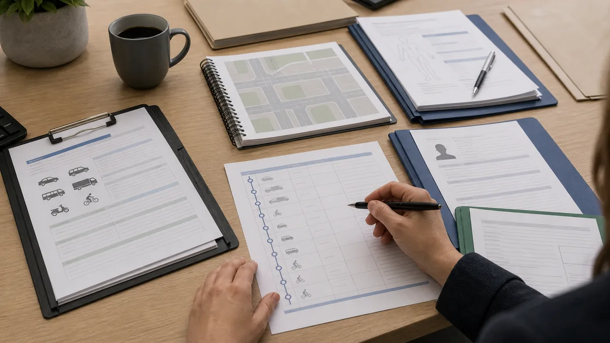Motor vehicle work injury workers compensation evidence review with medical reports, treatment notes, certificate of capacity and workplace duties documents.