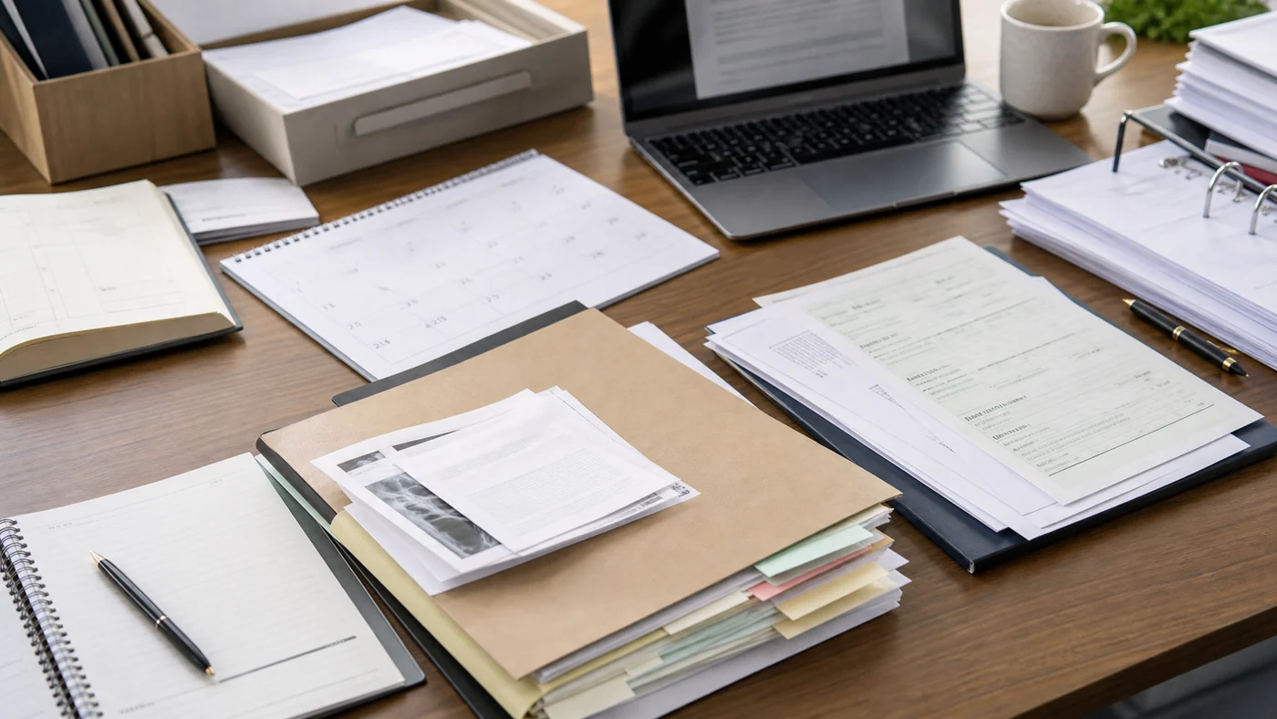Section 39 weekly payment review documents showing the 260-week worksheet, WPI material and review pathway before a proposed stop date.
